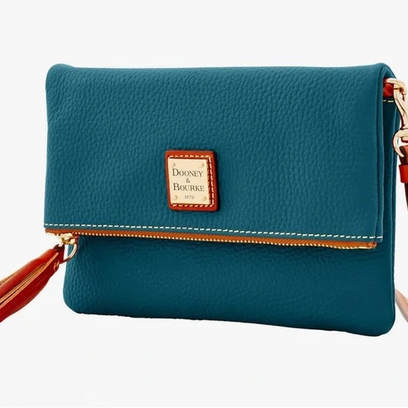 Dooney & Bourke Teal Crossbody Bag - Picture 3 of 14